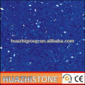 chinese cheap Shining Silver Star Blue Artificial Marble
